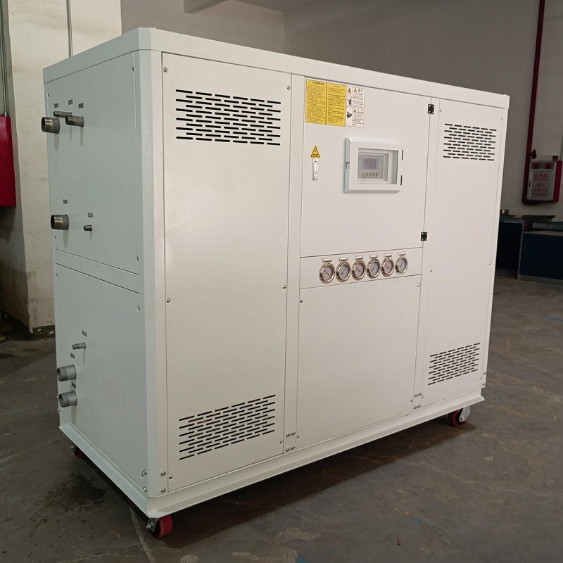 30 TR Industrial Water-Cooled Chiller Untuk Talian Penyemperitan Bersama Filem Plastik